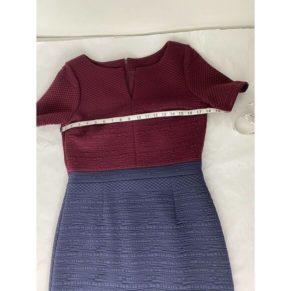 W by Worth -- Texture Color Block Dress -- Size 6 - Picture 5 of 12